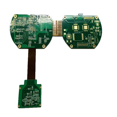 Multilayer Rigid Flex PCB - מסכת הלחמה ירוקה